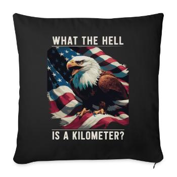 Drôle, sarcasme, humour sarcastique, ironie - Housse de coussin décorative 45 x 45 cm - noir - Devant