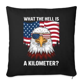 Drôle, sarcasme, humour sarcastique, ironie - Housse de coussin décorative 45 x 45 cm - noir - Devant