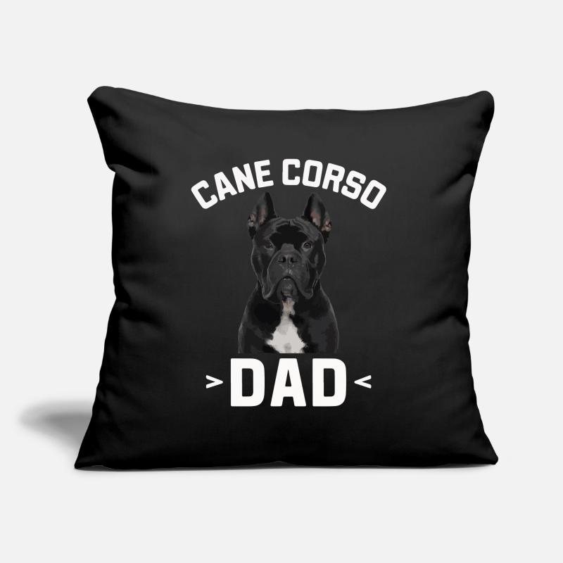 Cane Corso Chien Housse de coussin décorative 45 x 45 cm