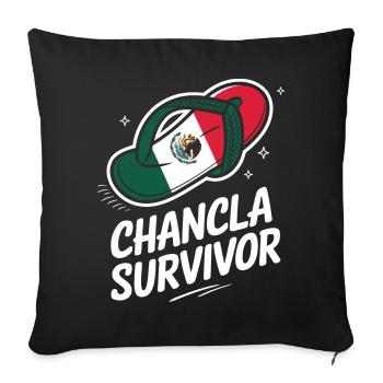 Mexico Mexico Mexican Spanish - Sofa pillowcase 17,3'' x 17,3'' (45 x 45 cm) - black - Front
