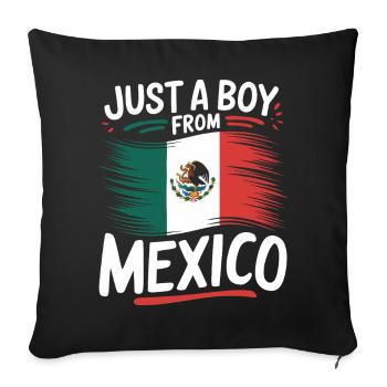 Mexico Mexico Mexican Spanish - Sofa pillowcase 17,3'' x 17,3'' (45 x 45 cm) - black - Front