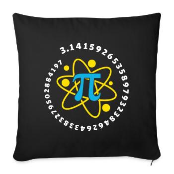 Mathematik - Sofakissenbezug 45 x 45 cm - Schwarz - Vorne