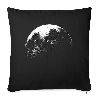 The Bright Side Of the Moon. - Sofa pillowcase 17,3'' x 17,3'' (45 x 45 cm) - black - Front