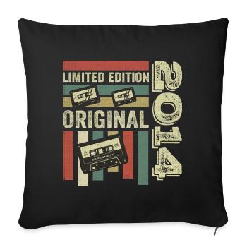 Vintage 2014 - Retro Birthday Quote 2014 - Sofa pillowcase 17,3'' x 17,3'' (45 x 45 cm) - black - Front