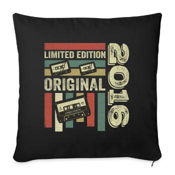 Vintage 2016 - Retro Birthday Quote 2016 - Sofa pillowcase 17,3'' x 17,3'' (45 x 45 cm) - black - Front