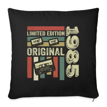 Vintage 1985 - Retro Birthday Quote 1985 - Sofa pillowcase 17,3'' x 17,3'' (45 x 45 cm) - black - Front
