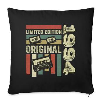 Vintage 1994 - Retro Birthday Quote 1994 - Sofa pillowcase 17,3'' x 17,3'' (45 x 45 cm) - black - Front