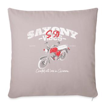 Saxony Vibes - Grimma Vibes - S50 - S51 - Simson - Housse de coussin décorative 45 x 45 cm - taupe clair - Devant