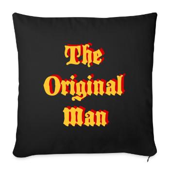 The Original Man - Sofa pillowcase 17,3'' x 17,3'' (45 x 45 cm) - black - Front