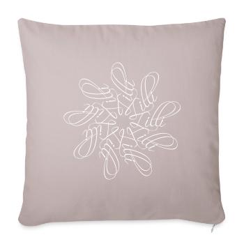 Lilli Nom Mandala - Housse de coussin décorative 45 x 45 cm - taupe clair - Devant