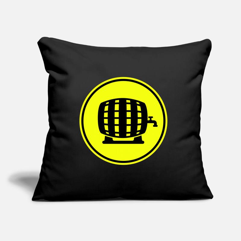Baril de bière Housse de coussin décorative 45 x 45 cm