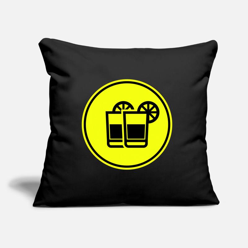 Icône de cocktail Housse de coussin décorative 45 x 45 cm