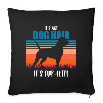 Alapaha Blue Blood Bulldog - Housse de coussin décorative 45 x 45 cm - noir - Devant