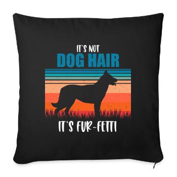 Beauceron - Sofa pillowcase 17,3'' x 17,3'' (45 x 45 cm) - black - Front