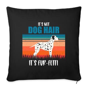 Dalmate - Housse de coussin décorative 45 x 45 cm - noir - Devant