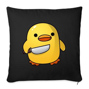 Bad Chick - Sofa pillowcase 17,3'' x 17,3'' (45 x 45 cm) - black - Front