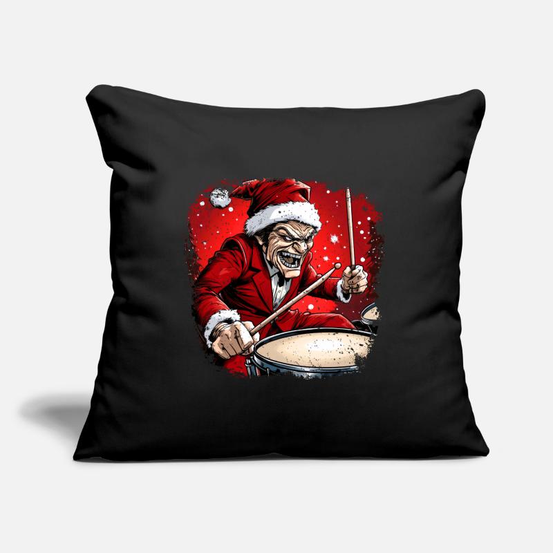 Drummer Christmas Sofa pillowcase 17,3'' x 17,3'' (45 x 45 cm)