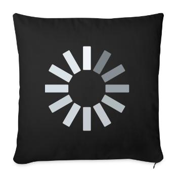 loading - Sofa pillowcase 17,3'' x 17,3'' (45 x 45 cm) - black - Front