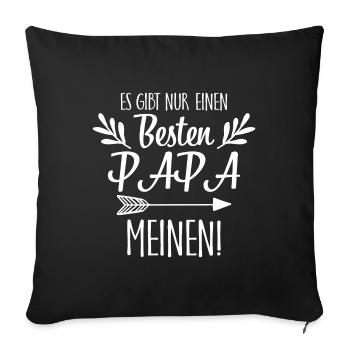 Il n’y a qu’un seul meilleur papa Mon cadeau - Housse de coussin décorative 45 x 45 cm - noir - Devant