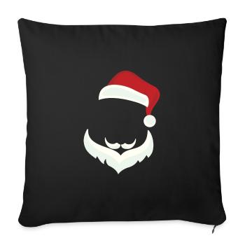Merry Christmas Merry Christmas Gift - Sofa pillowcase 17,3'' x 17,3'' (45 x 45 cm) - black - Front