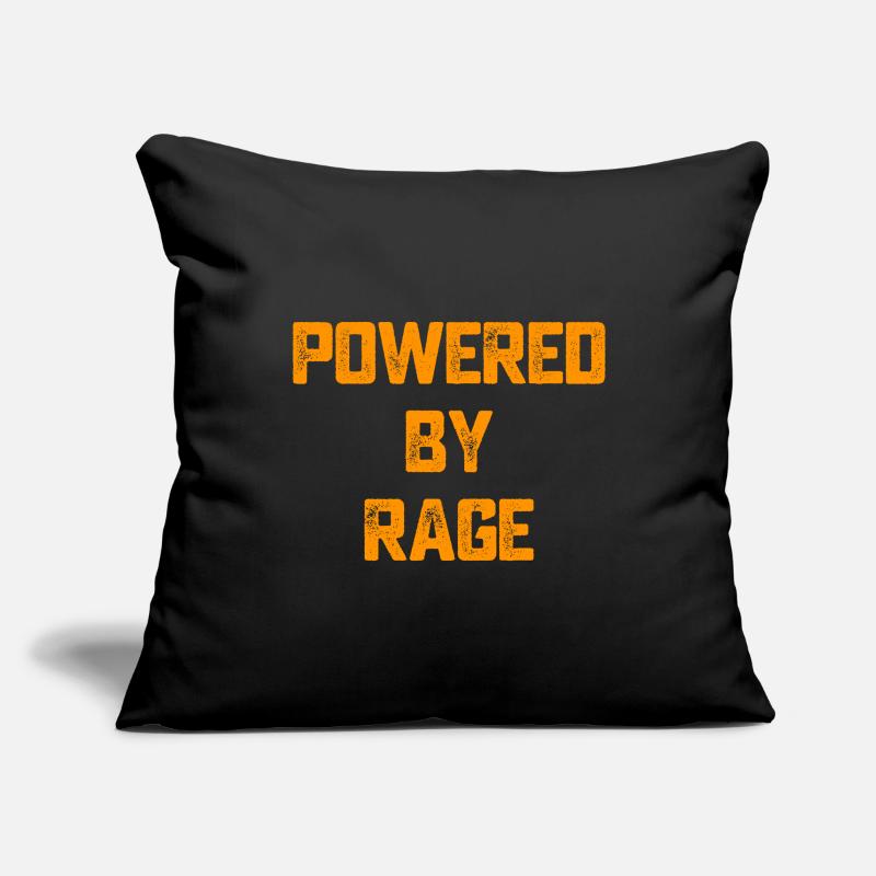 Propulsé par Rage Motivation Gift Housse de coussin décorative 45 x 45 cm