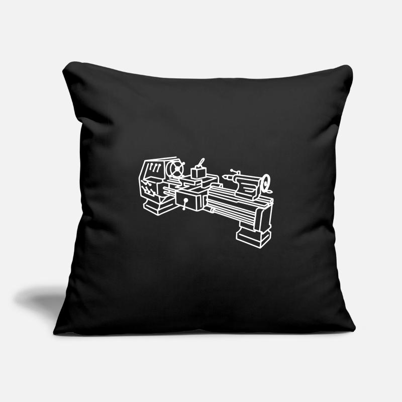 Lathe mechanic workshop gift Sofa pillowcase 17,3'' x 17,3'' (45 x 45 cm)