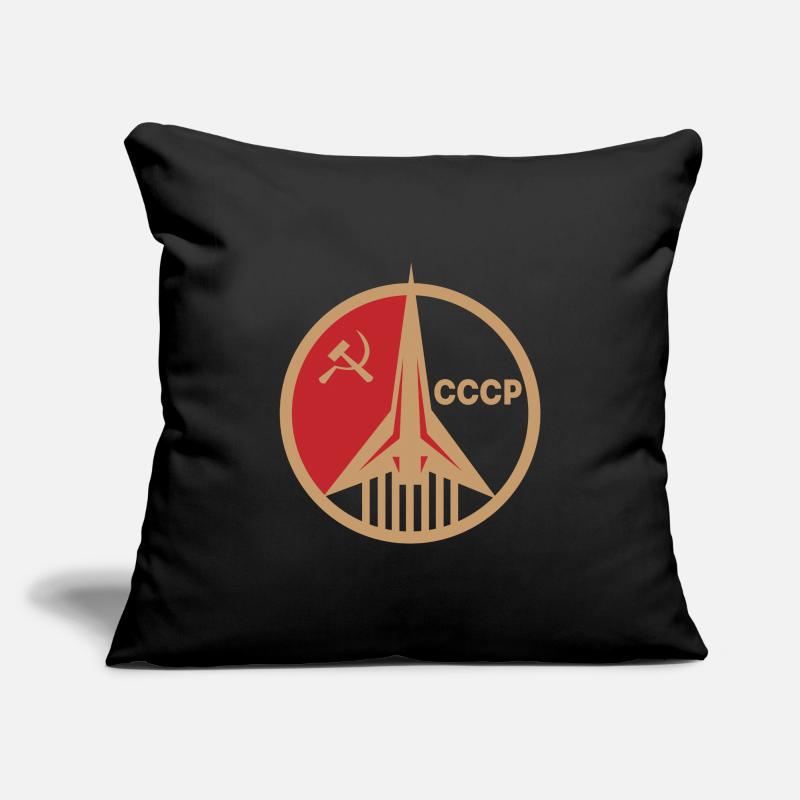 USSR Sputnik Soviet missile Sofa pillowcase 17,3'' x 17,3'' (45 x 45 cm)