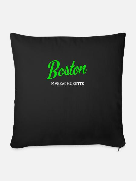 Boston - Sofa pillowcase 17,3'' x 17,3'' (45 x 45 cm) - black