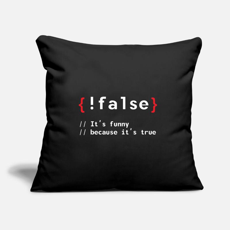 Coding Debug Admin Programme Cadeau Housse de coussin décorative 45 x 45 cm