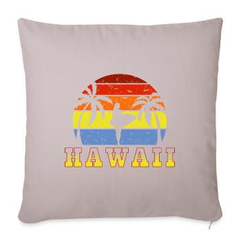 HAWAÏ - Housse de coussin décorative 45 x 45 cm - taupe clair - Devant
