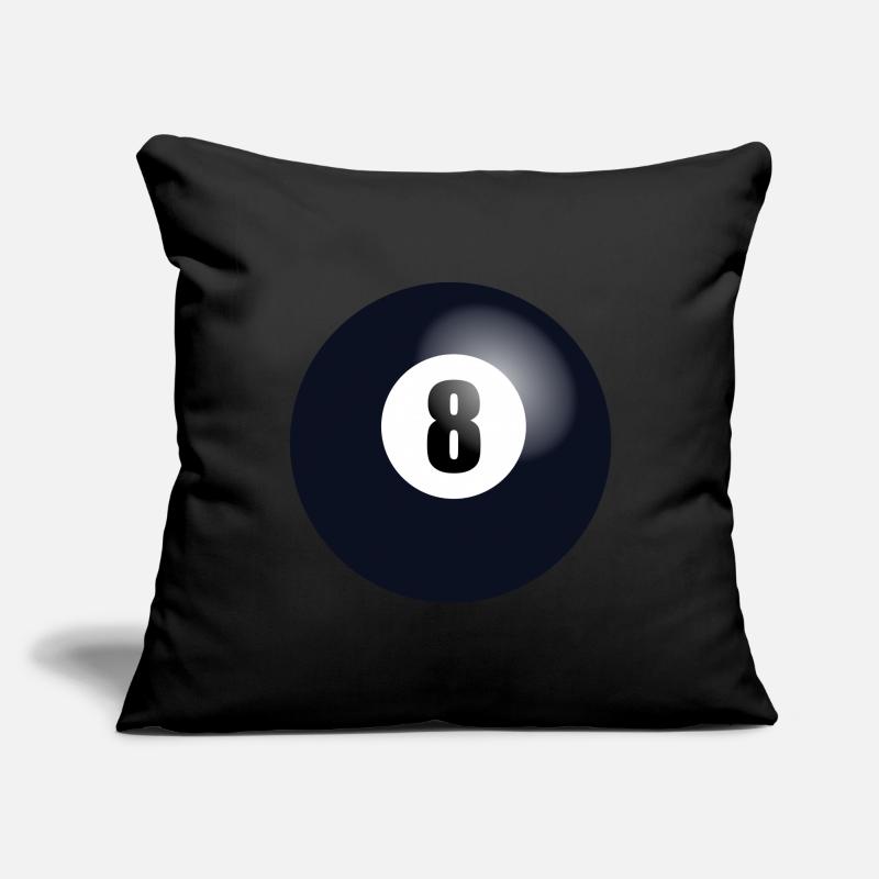 Boule de billard Housse de coussin décorative 45 x 45 cm
