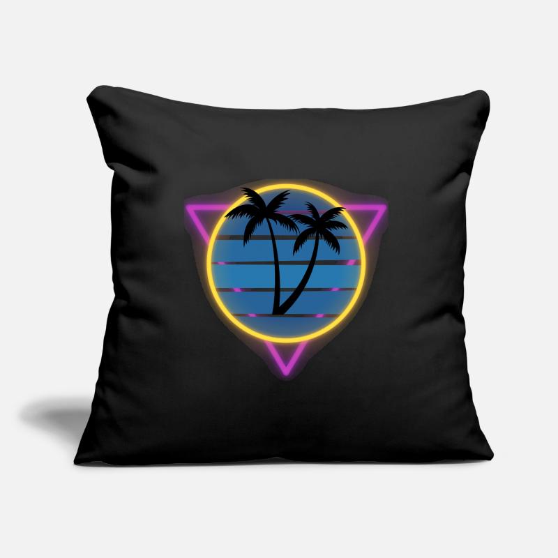 Néon Vaporwave Housse de coussin décorative 45 x 45 cm