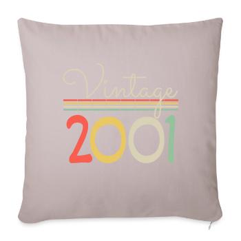 Vintage 2001 - Sofa pillowcase 17,3'' x 17,3'' (45 x 45 cm) - light taupe - Front