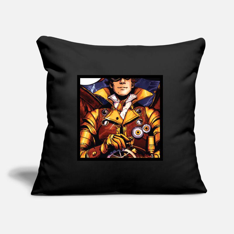Le timonier du Zeppelin Housse de coussin décorative 45 x 45 cm