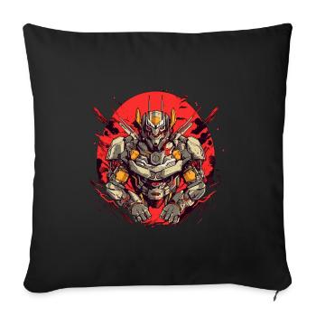 Mecha - Sofa pillowcase 17,3'' x 17,3'' (45 x 45 cm) - black - Front