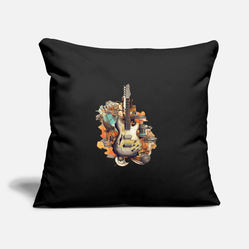 Instruments de musique Housse de coussin décorative 45 x 45 cm