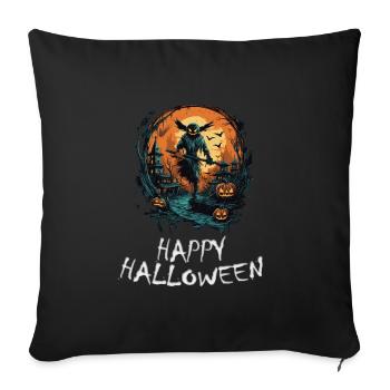 Halloween - Happy Halloween - Sofa pillowcase 17,3'' x 17,3'' (45 x 45 cm) - black - Front