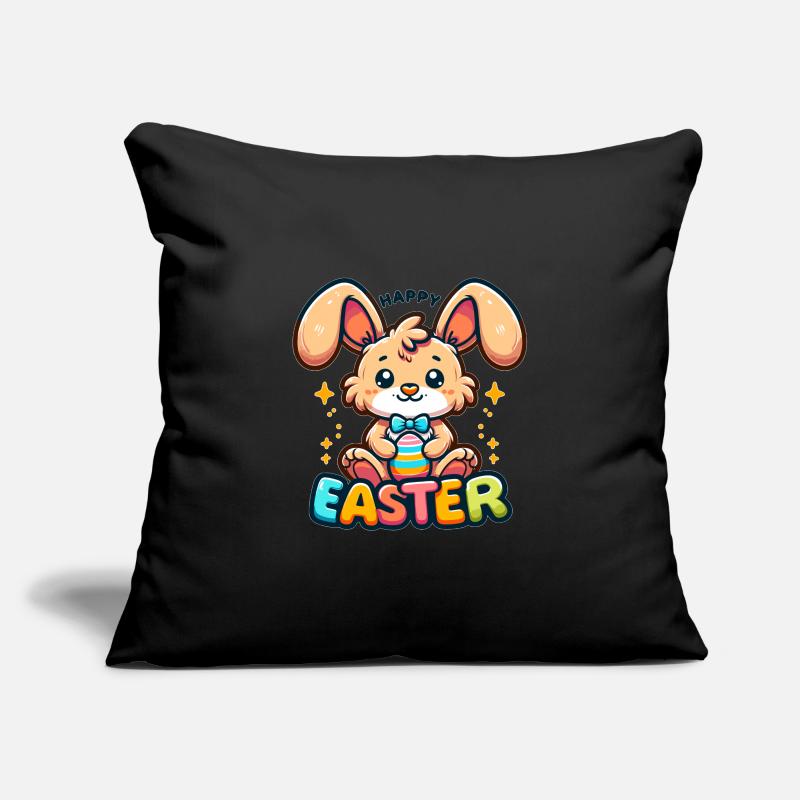 Happy Easter - Easter Bunny Illustration Sofakissenbezug 45 x 45 cm