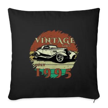 30ème Anniversaire - Classiques - Millésime depuis 07/1995 - Housse de coussin décorative 45 x 45 cm - noir - Devant
