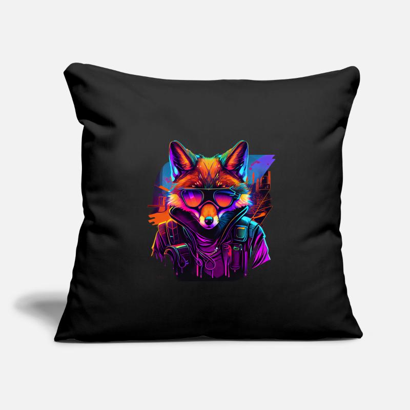 Creative Robber Fox Design Fox Lovers Sofa pillowcase 17,3'' x 17,3'' (45 x 45 cm)