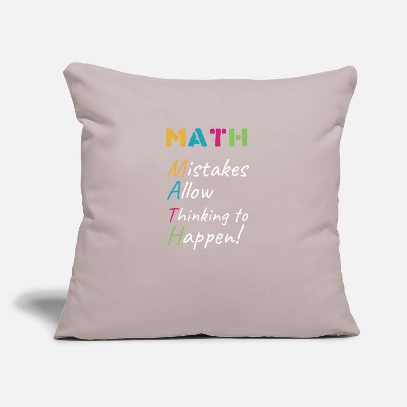 Math Math Math School Student Student Gift Housse de coussin décorative 45 x 45 cm
