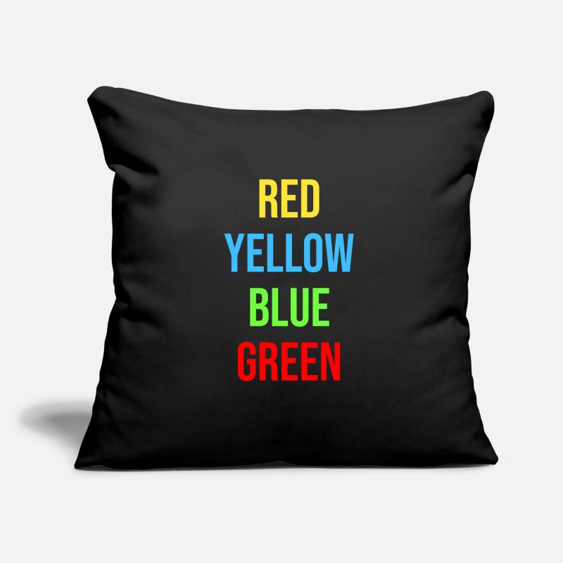 Psychology Stroop Effect Gift Idea Sofa pillowcase 17,3'' x 17,3'' (45 x 45 cm)