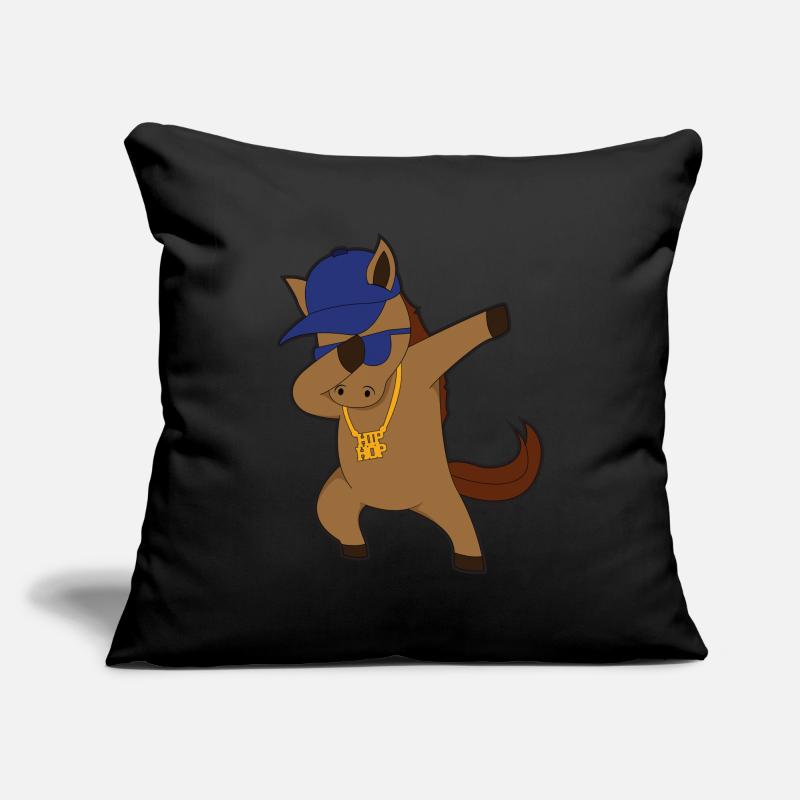 Horse comic dabbing cool Sofa pillowcase 17,3'' x 17,3'' (45 x 45 cm)