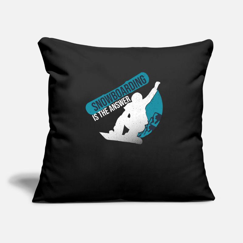 snowboard snowboard Sofa pillowcase 17,3'' x 17,3'' (45 x 45 cm)