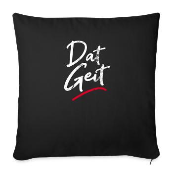 Dat Geit - Sofakissenbezug 45 x 45 cm - Schwarz - Vorne
