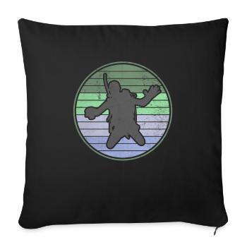 Plongée sous-marine plongée sous-marine école de plongée tuba - Housse de coussin décorative 45 x 45 cm - noir - Devant