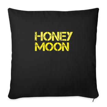 Voyage de noces - Housse de coussin décorative 45 x 45 cm - noir - Devant