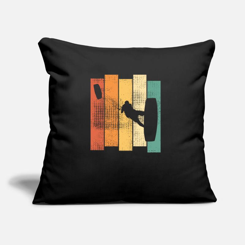 Kite kitesurfer kiteboarding kitesurfing Sofa pillowcase 17,3'' x 17,3'' (45 x 45 cm)