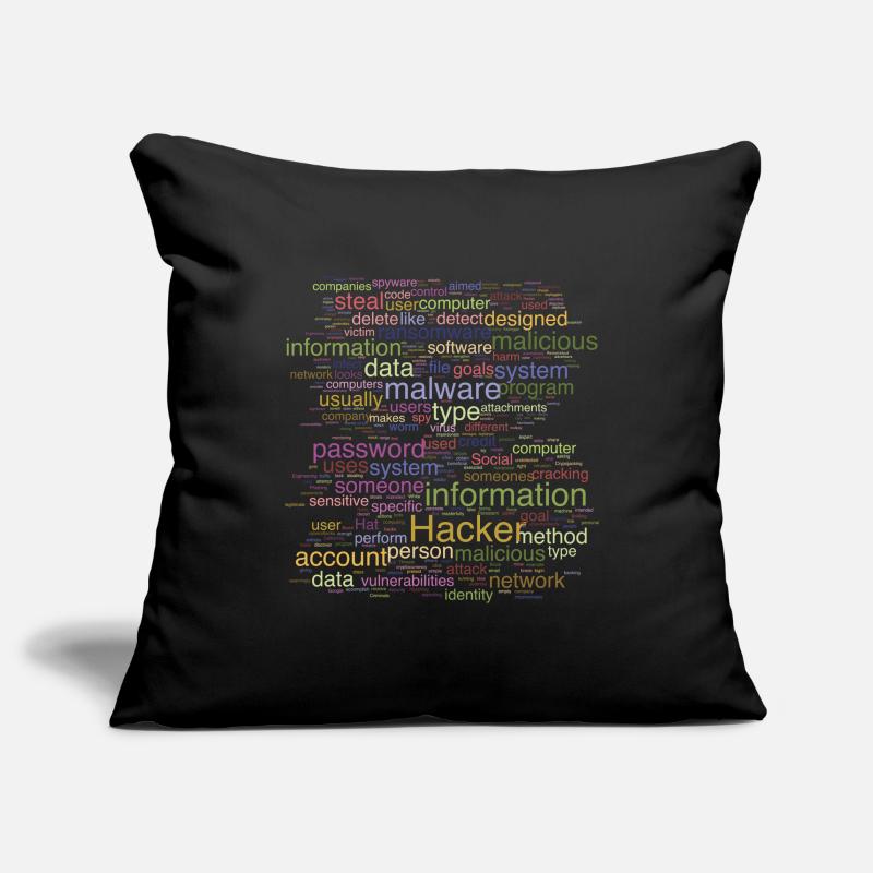 Cybersecurity Computer Programming Digital It Sofa pillowcase 17,3'' x 17,3'' (45 x 45 cm)