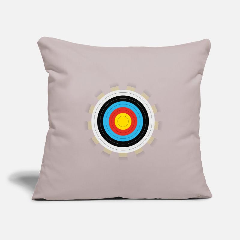 Cible Tir à l’arc Arc Housse de coussin décorative 45 x 45 cm
